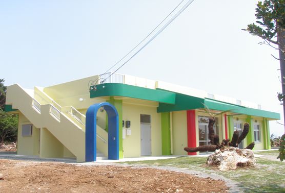 粟国ビジターセンター新築工事写真